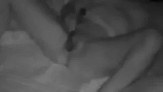 Beauty and sexy mature wife plays in hidden cam with a vibrator to orgasm